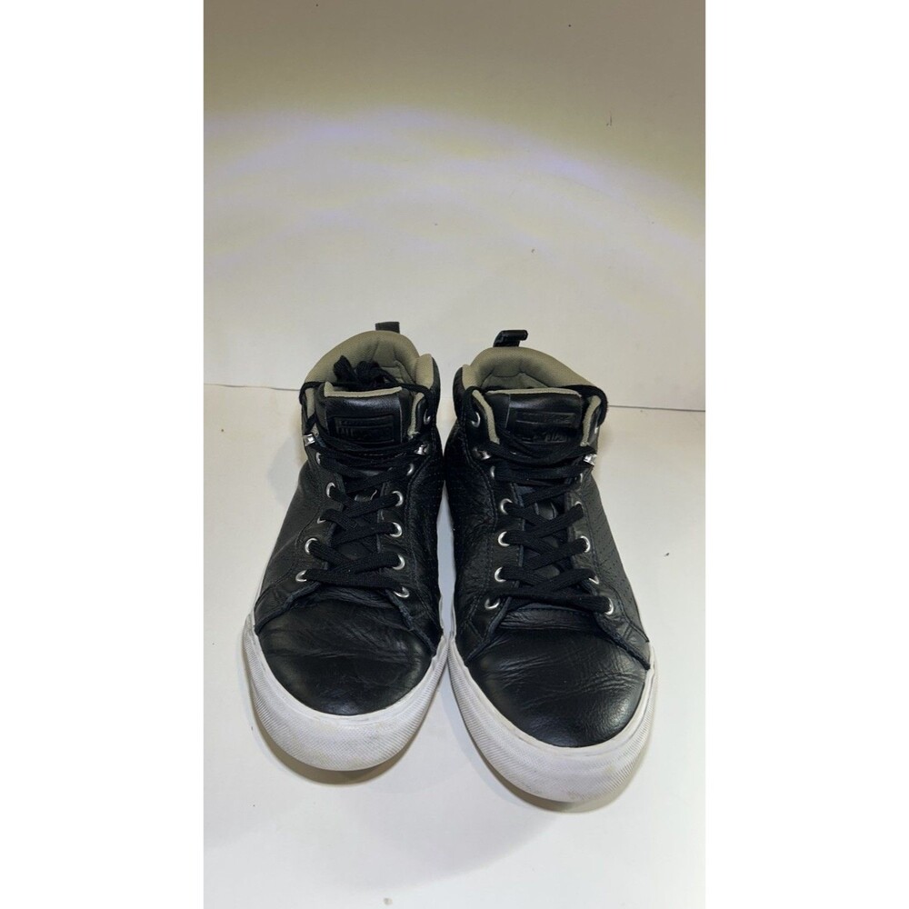 Converse All Star High Street Mid 151051C Black Leather  Men 11